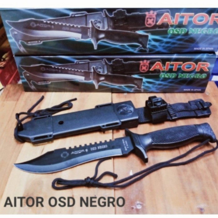 Cod Pisau Aitor Osd Negro Sangkur Oso Negro Kode Hm194