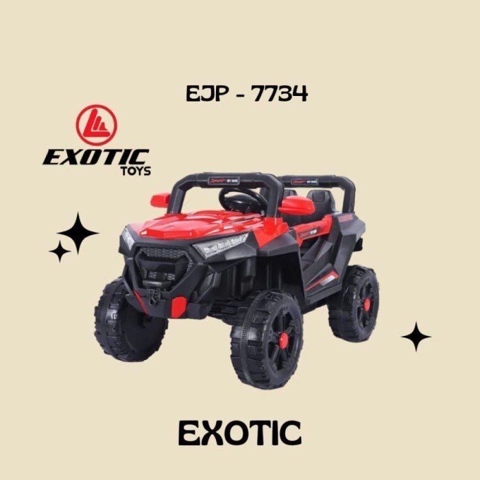 (Free Bubble&Pelapis) Mobil Aki Anak Exotic Ejp-7734 Ejp7734 Ejp 7734
