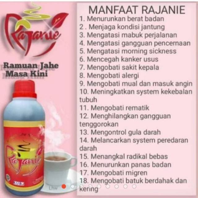 

Rajanie Jahe Merah