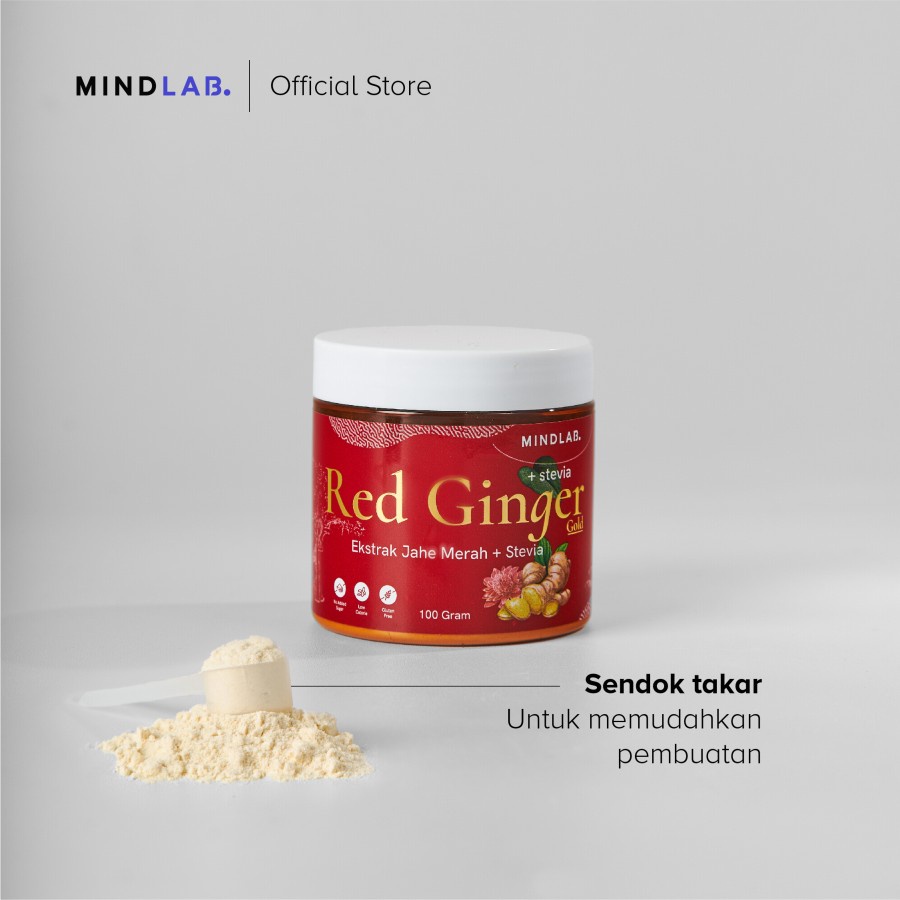 

Jahe Merah Ekstrak Bubuk 100 Gram + Stevia - Red Ginger Gold - Ndlab