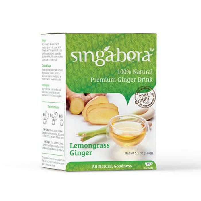 

Singabera Lemongrass Ginger Drink Numan Jahe Sereh 12 Sachet