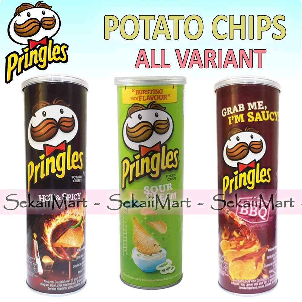 

Pringles Potato Chips All Variant - Keripik Kentang Dalam Tabung Lengkap Semua Rasa
