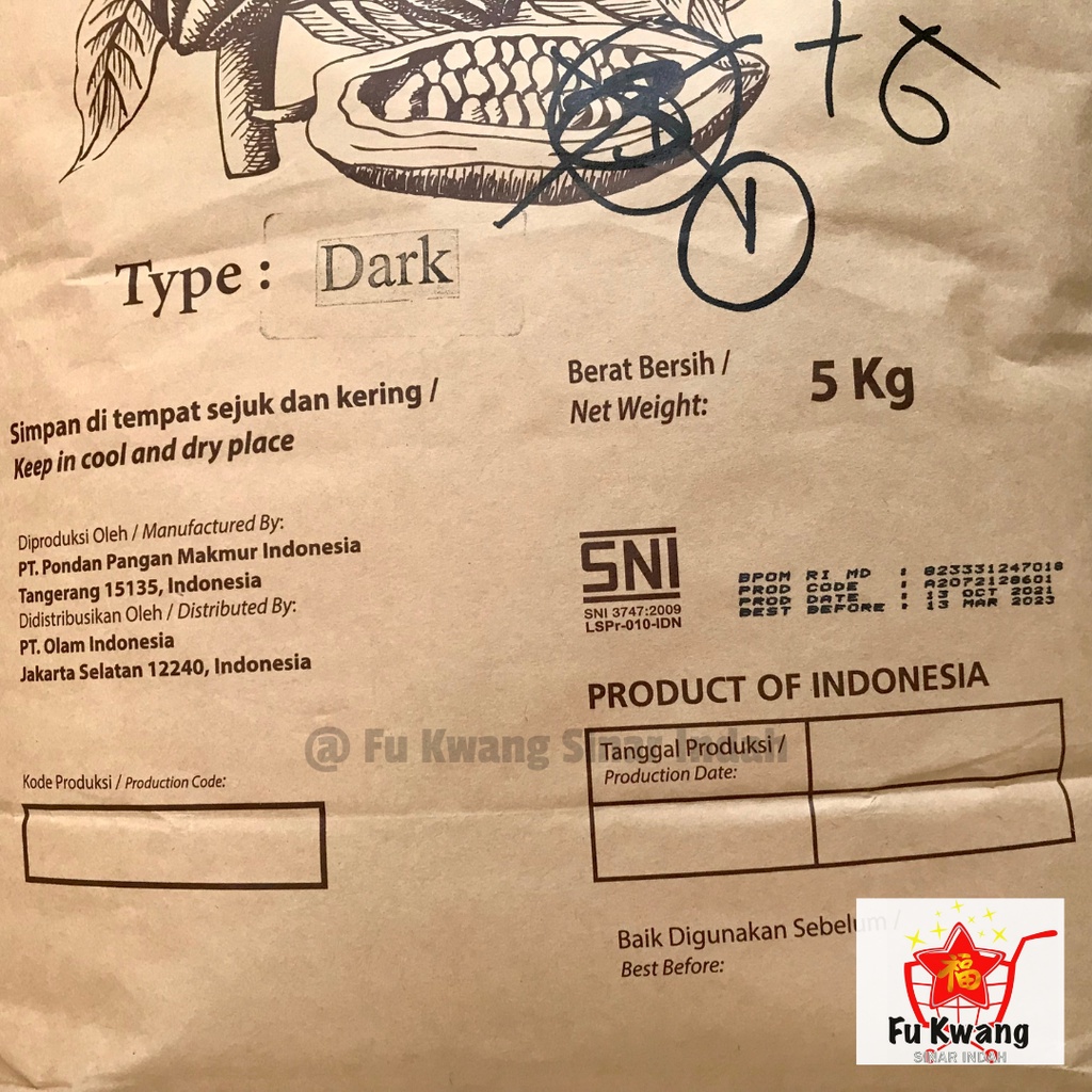 

Cokelat Bubuk / Dark Cocoa Powder / Dark Chocolate Oh! Java 500 Gram
