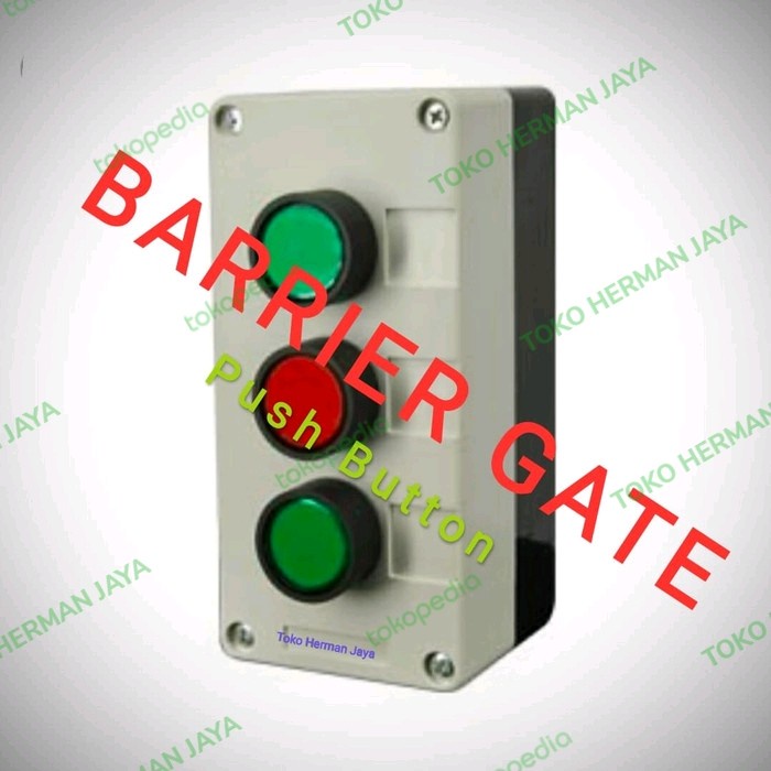push button barrier gate palang parkir