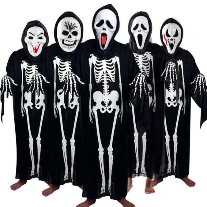 HLWE kostum halloween scream/baju kostum tengkorak skull/ghost anak dewasa TERLARIS