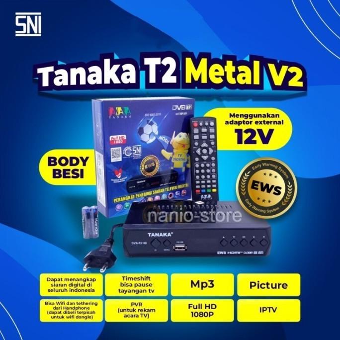 ] Set Top Box Tv Digital Tanaka Metal DVB T2 STB