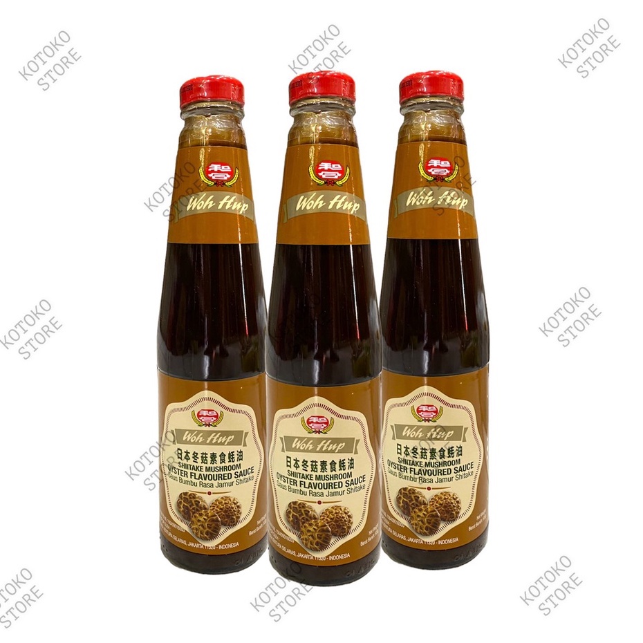 

Woh Hup Shitake Mushroom Oyster Sauce / Saus Tiram Vegetarian 500Gr