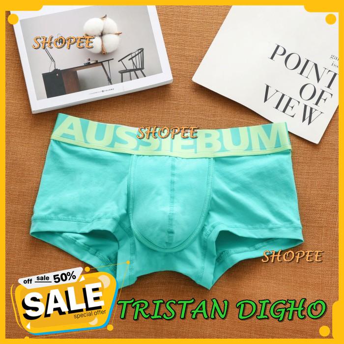 BOXER BRIEF AUSSIEBUM 7 WARNA  /CELANA BOXER PRIA / BOXER PRIA BRIEF AUSSIEBUM 7 WARNA