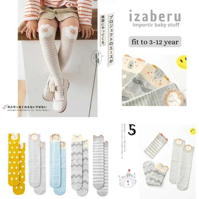 Kaos Kaki Panjang Anak Perempuan / Kaos Kaki Anak Perempuan