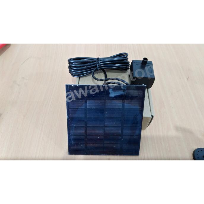 DELLAS Solar pump pompa DC dengan solar panel 5W water pump submersible