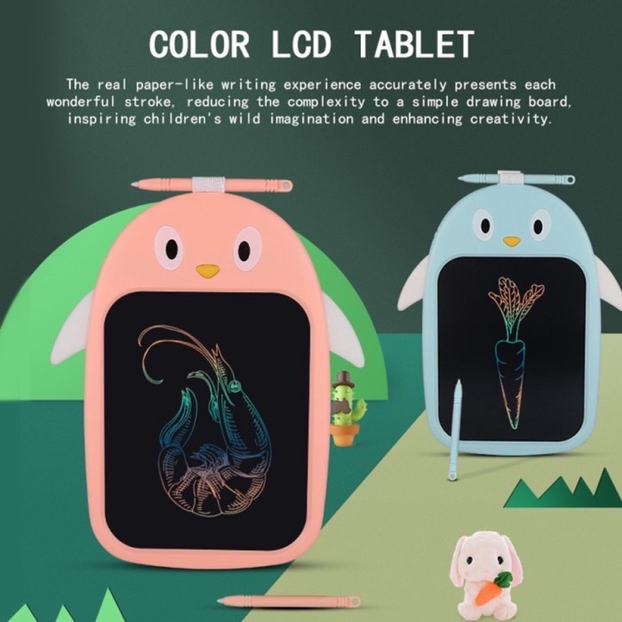 

Papan Gambar Lcd Papan Tulis Tablet Anak Lcd Writing Color Board 8.5" Berkualitas