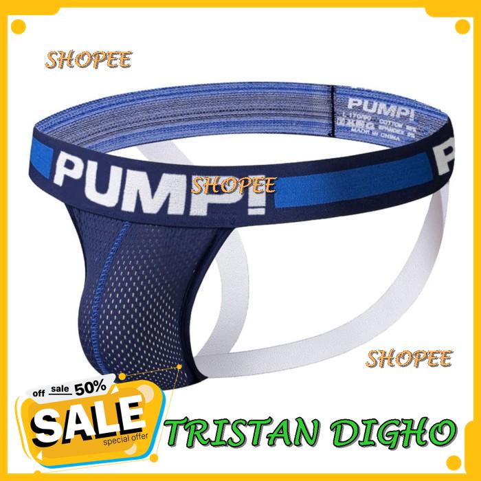 JOCK STRAP JOCKSTRAP NAVY PUTIH CELANA DALAM  PRIA SEXY PREMIUM / CD PRIA SEXY PUMP JOCK STRAP JOCKS