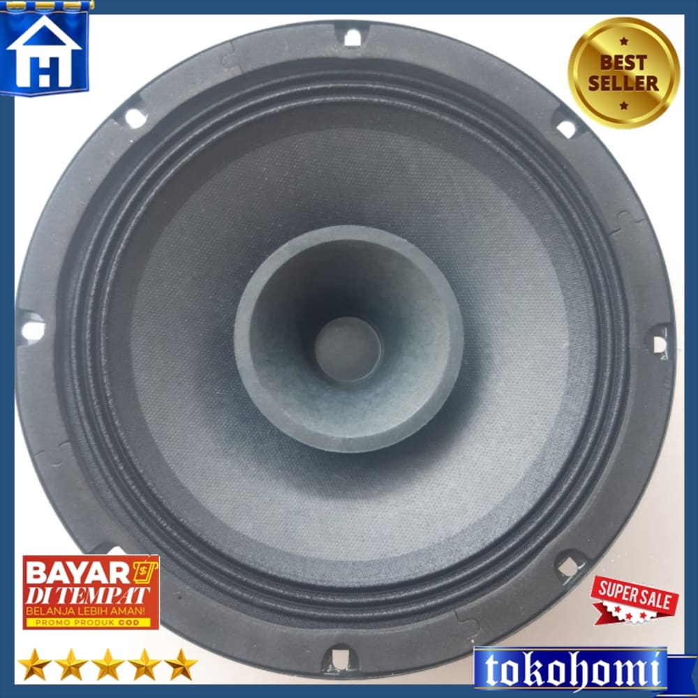 Speaker 8 Inch Fullrange Audio 200 Watt 8 Ohm Speaker 8Inch 8 In Audio