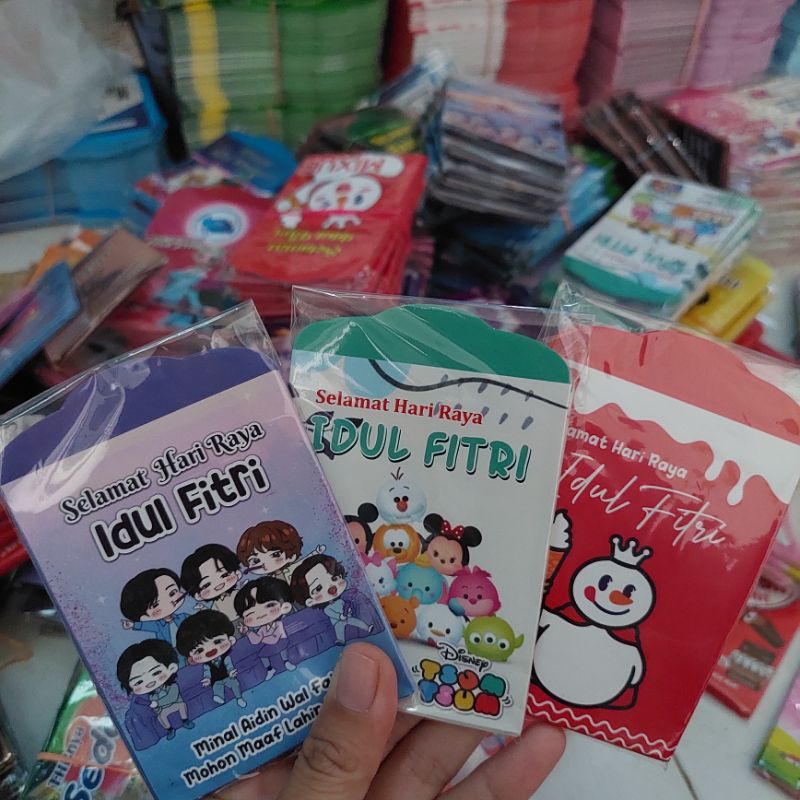 

Grosir Amplop lebaran ukuran sedang/amplop viral/amplop snack/amplop bts/amplop kartun/amplop2024