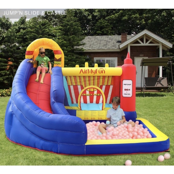 Istana Balon Inflatable Kolam Renang Anak Pool Kolam Renang Anak Slide