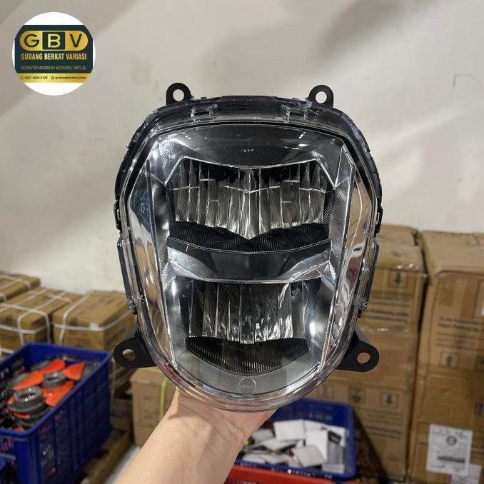 =+=+=+] reflektor lampu depan motor genio led