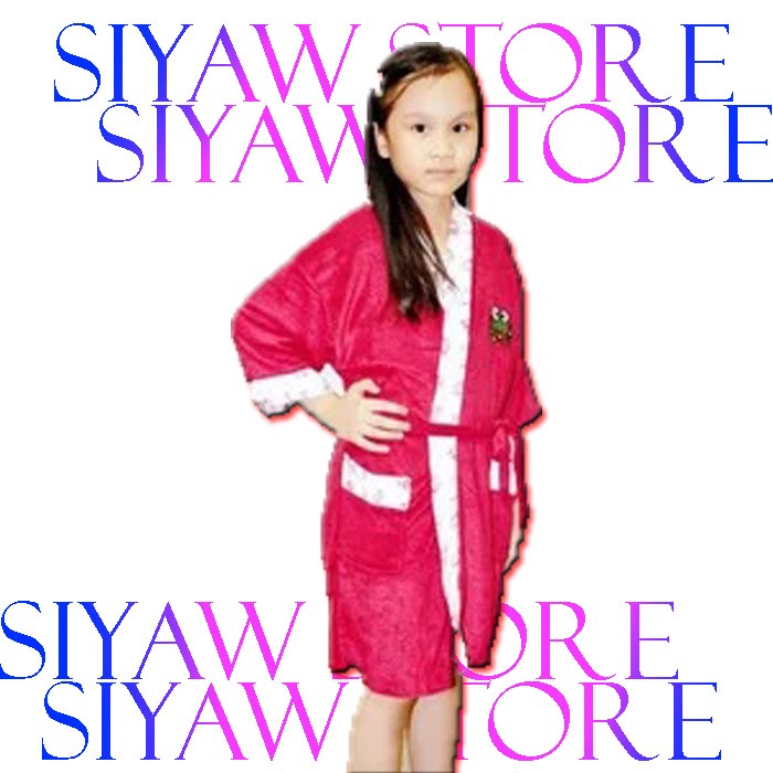 Kimono baju handuk kimono anak perempuan tanggung | baju handuk kimono anak - Ungu, All Size(Q3Z9) K