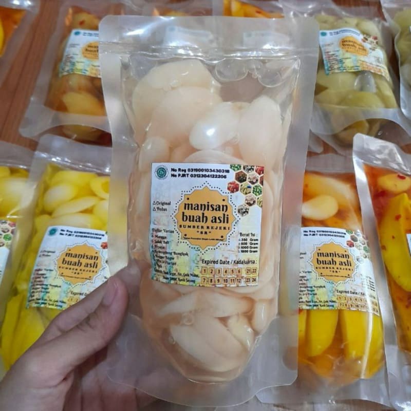 

Manisan Buah Salak Bali Basah Original / Pedas Segar Gula Alami