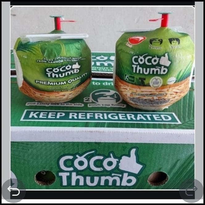 

DISKON BUAH KELAPA THAILAND COCO THUMB ISI 6 PIS/ KELAPA IMPORT FRESH/ KADO
