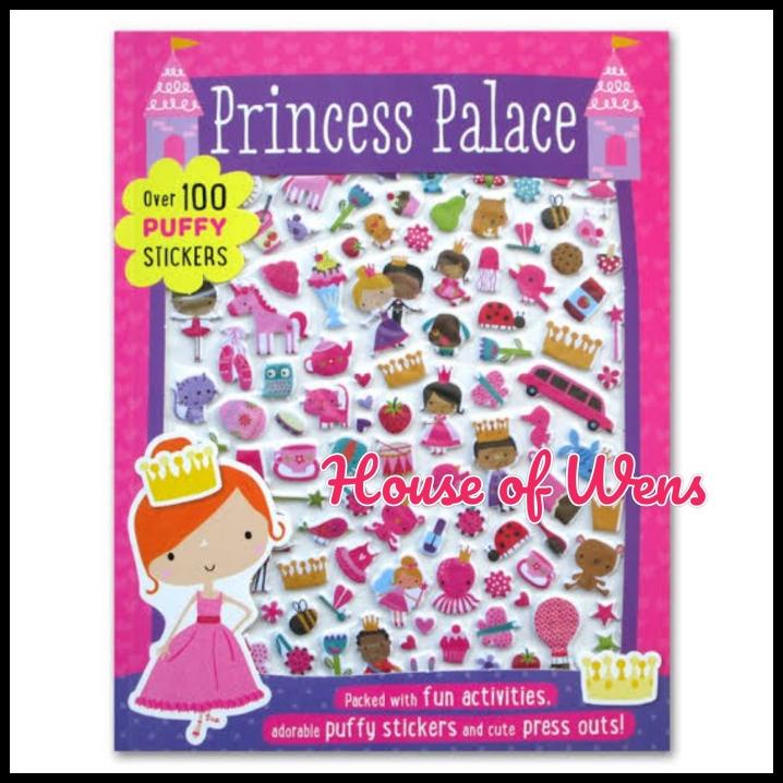 

TERMURAH PUFFY PRINCESS PALACE STICKERS ORIGINAL - BUKU STICKERS PRINCESS !!