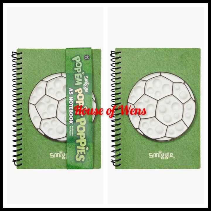 

BEST DEAL SMIGGLE POPEM POPIT POPPIES A5 NOTEBOOK ORIGINAL - BUKU CATATAN !!