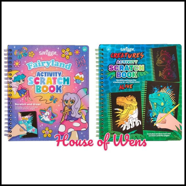 

TERMURAH SMIGGLE MASH UP SCRATCH ACTIVITY BOOK ORIGINAL - BUKU ACTIVITY !!!