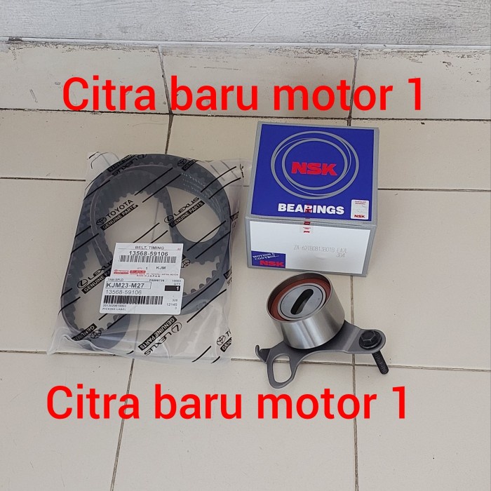 Ready Stok Teming Timing Belt Set Kijang Diesel Solar Lgx 7K Diesel Solar 2L 2L Kode 352