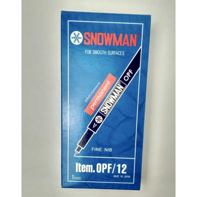 

*****] spidol permanen opf snowman