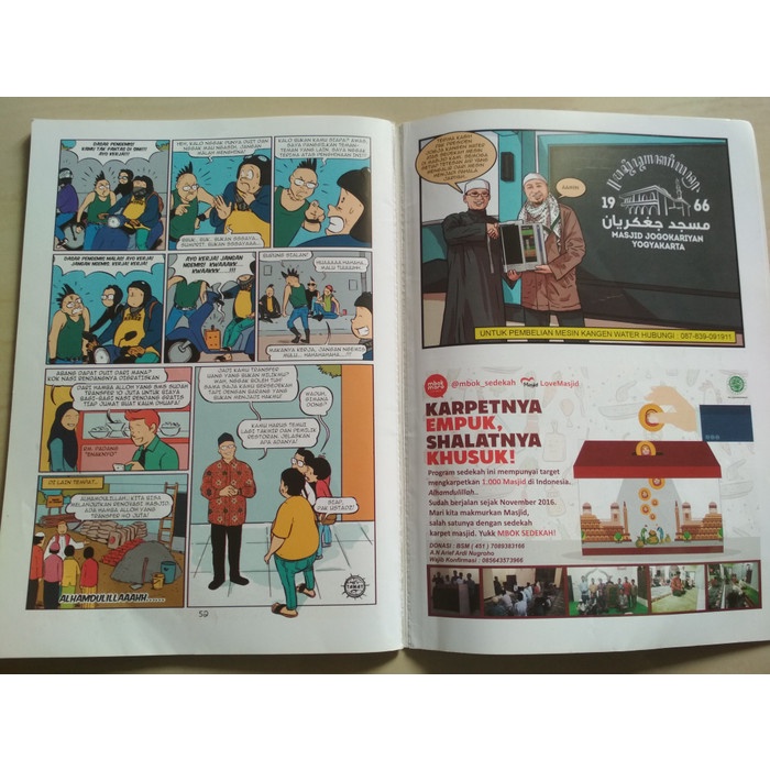 

NEW Komik Islami - GENG MOTOR Petualangan Real Masjid - Best Seller