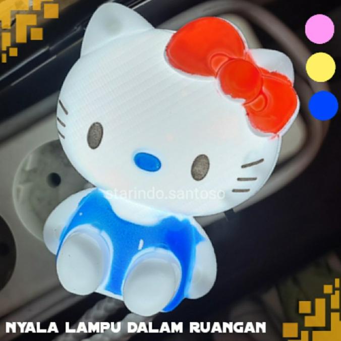 ~~~~~] LAMPU TIDUR cewek LED 3D kitty kucing hemat energi unik karakter anak