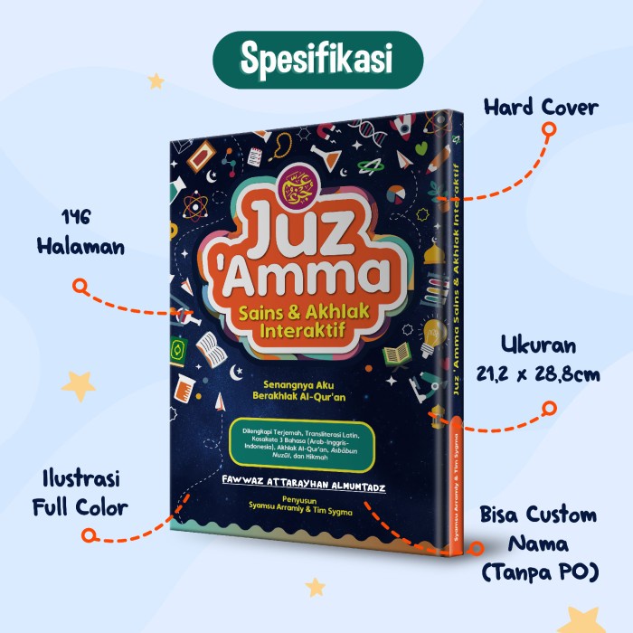 

Juz Amma Anak Sains & Akhlak interaktif Bergambar Full Colour syaamil