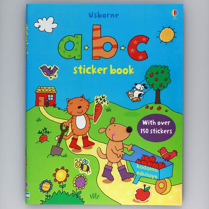 

Usborne abc sticker book, Buku Aktivitas anak,Activity Book