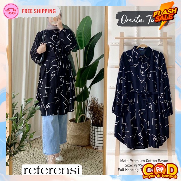 Tumik Tinik Waita Kondangan Longtunik Remaja Ootd Kuliah Peremium Fashion Korea Style Tumik Tunik Pr