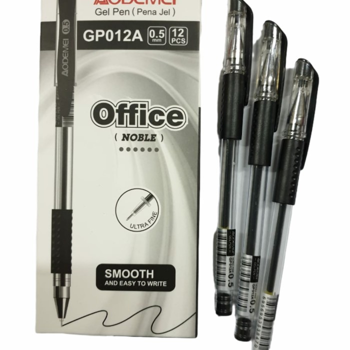 

Pulpen Gel Pen Office Aodemei 0.5mm (1 Lusin)