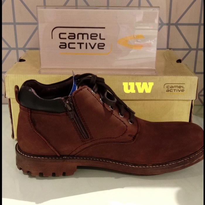 SEPATU BOOTS CAMEL ACTIVE PRIA COMMANDO 5 (861702). COFFEE. ORIGINAL