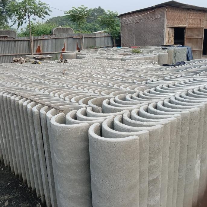 buis beton 30cm belah 1/2 lingkaran