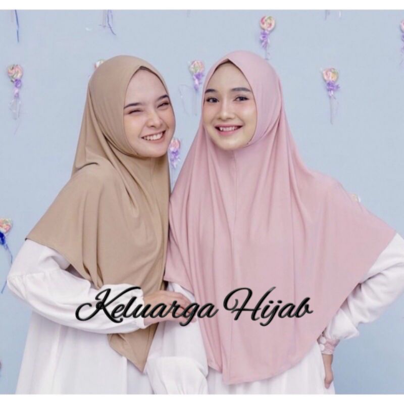 Bergo Hamidah non pet Jersey premium ukuran XL