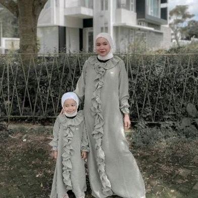 LILY DRESS ANAK CRINKLE AIRFLOW, GAMIS ANAK PEREMPUAN, MIDI DRESS, CACASHAQUILA