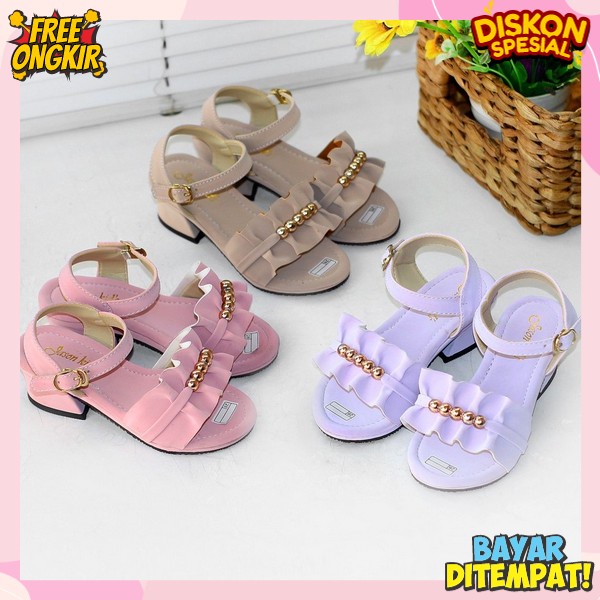 Srandal Ank Hak Tinggi Heels Ansk Prempuan Kekinian Hils Pesta Ank Sansal Bocah Bahan Ringan Heals K