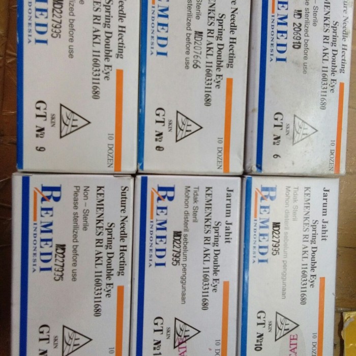 Jarum Hecting Remedi GT/Jarum Jahit Kulit (skin) -Tatasie