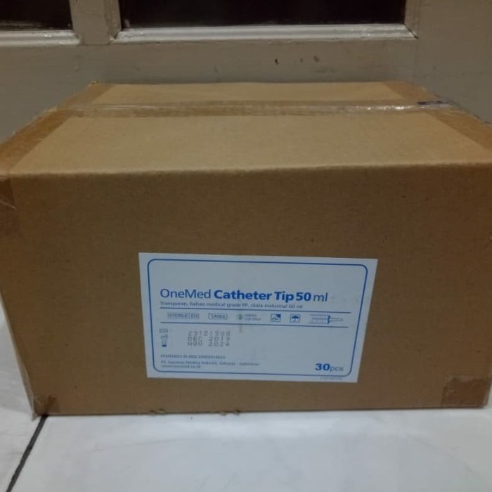 Catheter Tip 50cc OneMed Cateter 50ml kateter 50 cc Spuit One Med Ml -Tatasie
