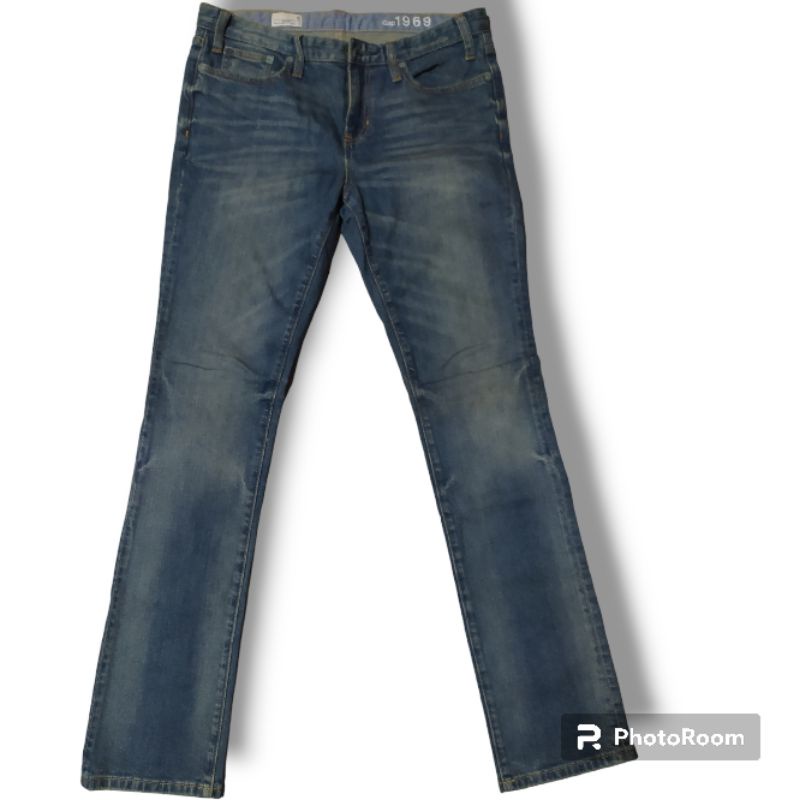 Celana Panjang Jeans Denim GAP 1969 CEWEK SECOND