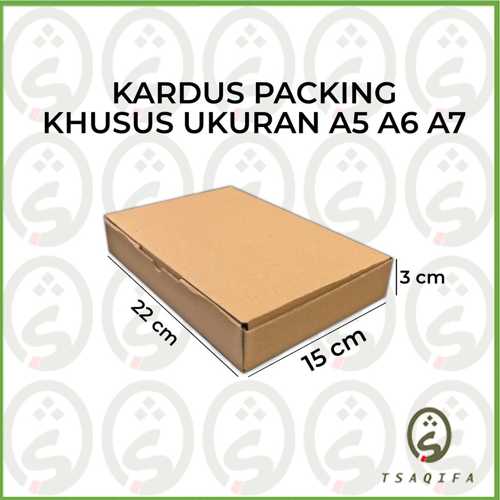 

Kardus Packing AlQuran Ukuran 22x15x3 cm (untuk 1 alquran ukuran A5 dan untuk 2 alquran ukuran A6)