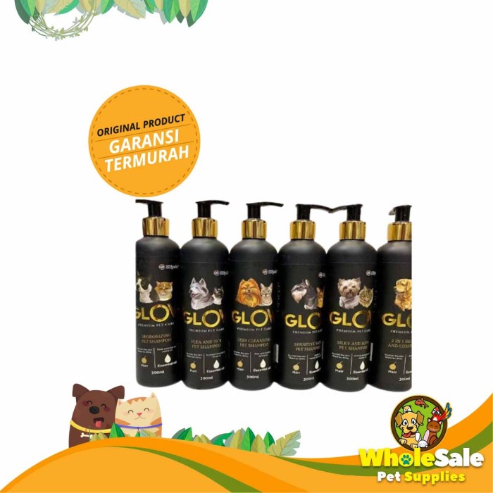 GLOW SHAMPO PREMIUM PET CARE 300ML/ SHAMPOO HEWAN ANJING KUCING
