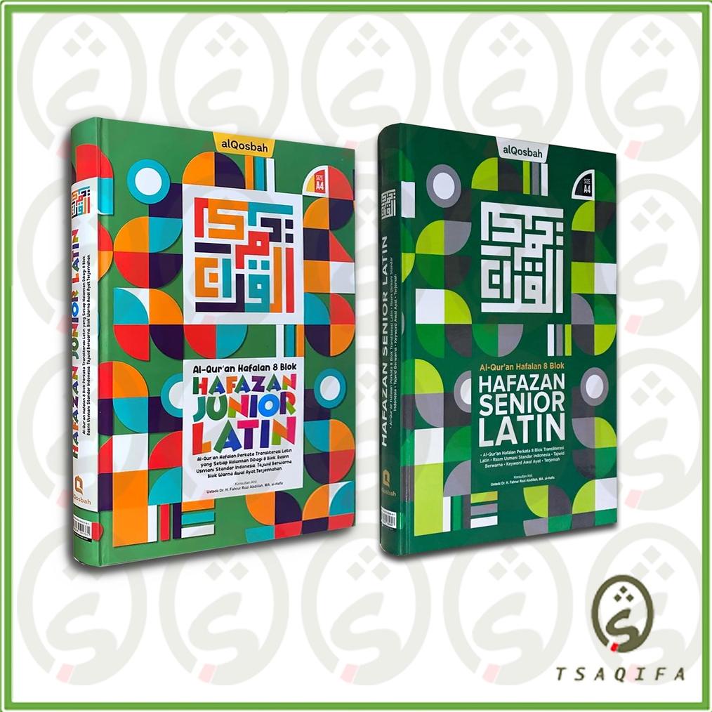 AlQuran Hafalan Hafazan Besar Perkata Latin 8 Blok Ukuran A4 HC APP Penerbit Alqosbah AlQuran Hafaza