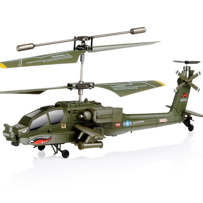 Terlaris Syma S109G Helikopter Rc 3.5 Channel Dengan Gyro Rtf Lampu Led