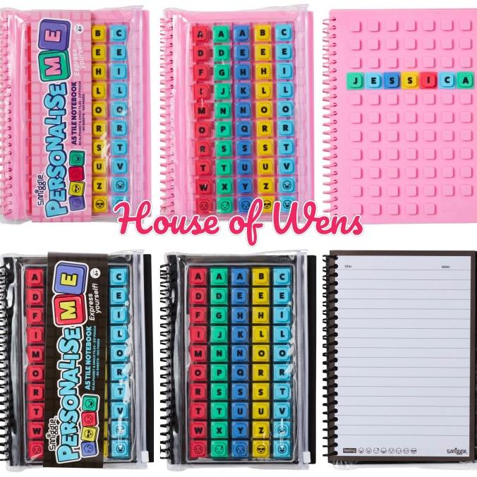 

Terbaru Smiggle Personalise Me Notebook Original - Buki Notebook Original