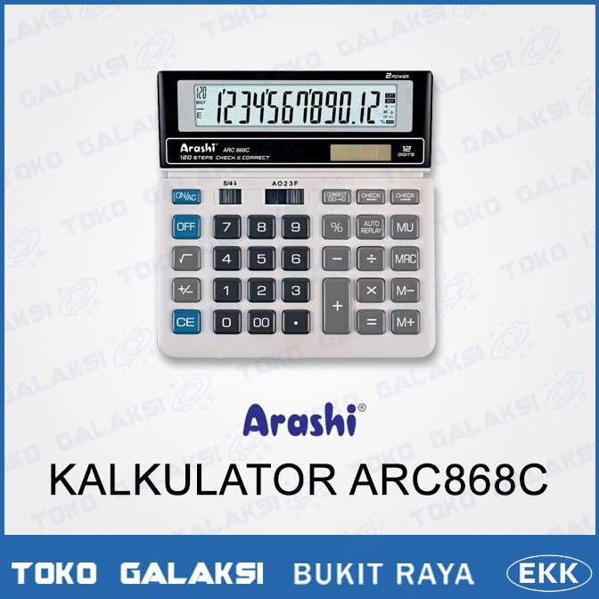 

((((()paling dicari] Arashi Kalkulator ARC868C Calculator ARC 868C Solar