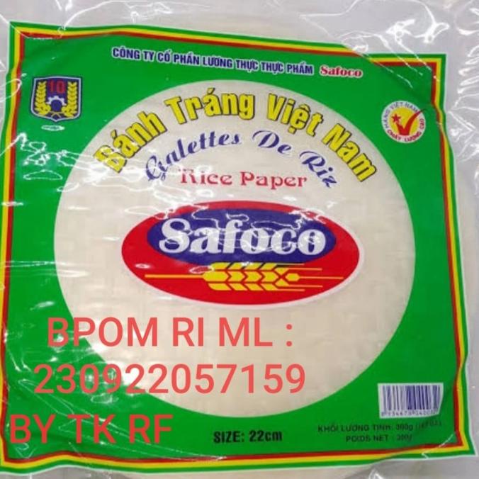 

Safoco - Rice Pepper 300 Gram / Kulit Lumpia Vietnam 300 Gram