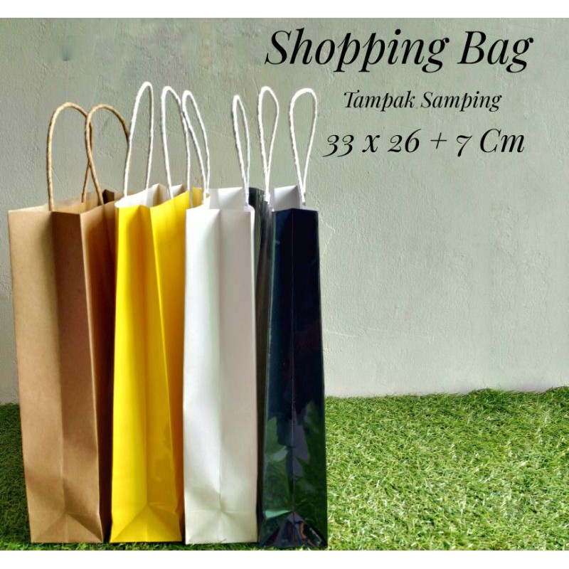 

R Bag Polos / Shopping Bag / Goodie Bag 26X33+7Cm @1Pa